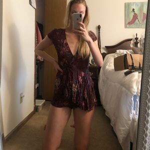 Urban outfitters floral romper